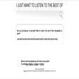 プログラムのアイコン：I JUST WANT TO LISTEN TO …