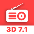 Иконка программы: 3D 7.1 RadioPlayer  Recor…