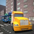 Car transport 3D trailer truck