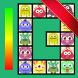 Connect: cute monsters and food. Casual game