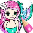 程序图标：Mermaid Coloring Book Gli…