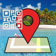 プログラムのアイコン：GPS Route Finder - QR Bar…