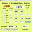 프로그램 아이콘: Mickey DeeDees