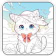 Anime Digital Coloring Game icon
