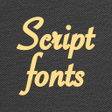 Ikona programu: Script Fonts for FlipFont