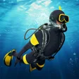 プログラムのアイコン：Scuba Diver Swimming Trea…