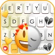 Happy Sad Emoji Keyboard Background