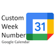 Custom Week Number - Google Calendar