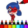Ikon program: Ladybug Coloring  Magic B…