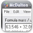 Icône du programme : McDalton-Mass calculator …