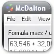 McDalton-Mass calculator Dalton