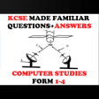Computer Studies Questions  A