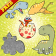 プログラムのアイコン：Dinosaurs Puzzles for Tod…