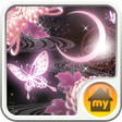 moonlight butterfly Theme icon