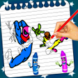 程序图标：spider Coloring  hero