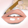 プログラムのアイコン：How To Draw Lips with Ste…