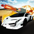 ไอคอนของโปรแกรม: Rocket Car Shooter - Road…