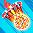 Icoon van programma: On fire : basketball shot…