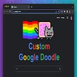 Custom Doodle Logo for Chrome™ by Sweezy