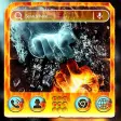 Fire Ice Hand Launcher Theme