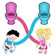 プログラムのアイコン：Toilet Rush Race: Draw Pu…