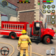 ไอคอนของโปรแกรม: Firefighter Truck Sim Res…