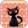 Ikon program: Black Cute Cat Theme