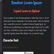 Icono de programa: Lorem Ipsum Generator