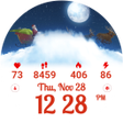 Ikona programu: Christmas Vibes Watch Fac…