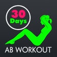 Icoon van programma: 30 Day Ab Fitness Challen…