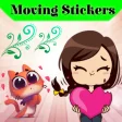 Moving Sticker - Cute Animated