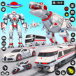 程序图标：Police Dino Robot Car Gam…