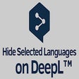 DeepL - Hide Selected Languages