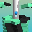 أيقونة البرنامج: Drop Stack Ball 3D - Fall…