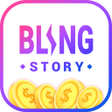 ไอคอนของโปรแกรม: Bling Story-Earn moneyBit…