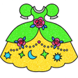 程序图标：Glitter Dress Coloring Ga…