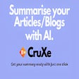 Icon of program: CruXe - Summarise Text us…