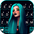 プログラムのアイコン：Gothic Neon Girl Keyboard…
