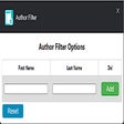 Ikon program: Author Filter
