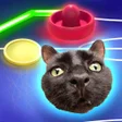 Иконка программы: Glow Cat Hockey: Meow ASM…