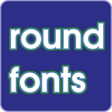 Ikon program: Round fonts for FlipFont
