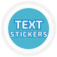 Ikon program: Text Stickers for WhatsAp…