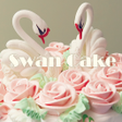 أيقونة البرنامج: Cute Wallpaper Swan Cake