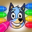 Ícone do programa: Coloring Bluey by number