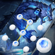 أيقونة البرنامج: Ice Wolf - App Lock Maste…
