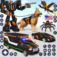 Ícone do programa: Ambulance Dog Robot Car G…