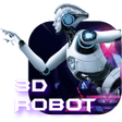 プログラムのアイコン：3D Robot Font for FlipFon…