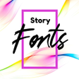 Ikon program: Story Fonts for Instagram