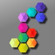 أيقونة البرنامج: Hexagon Match Geometry Pu…