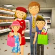 Shopping Mall- Stickman Family